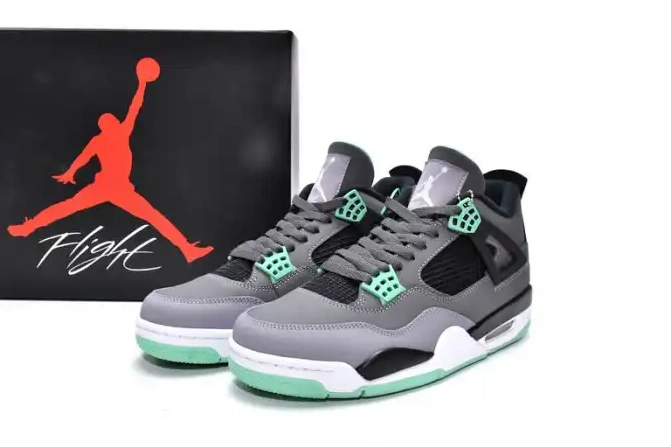 One Kick Air Green Jordan Glow 308497-033 Retro 4 0521